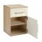 Тумба прикроватная Маркиза 402х378х631 сонома/крем-сатин
