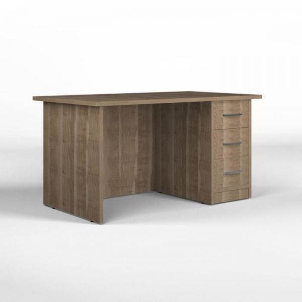 Стол письменный 1400*800*750 Береза мраморная