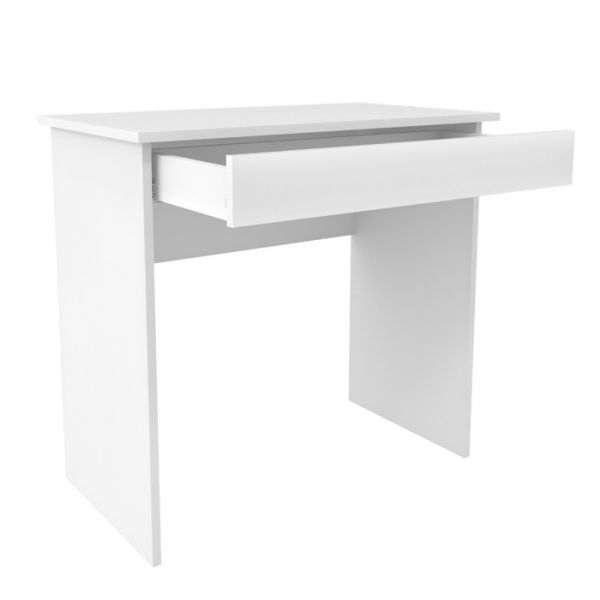 Стол компьютерный с ящиком, 800 ? 450 ? 750 мм, цвет белый
