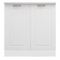 Шкаф напольный ШН 800 Прованс, 800*600*850, МДФ Белый/Белый