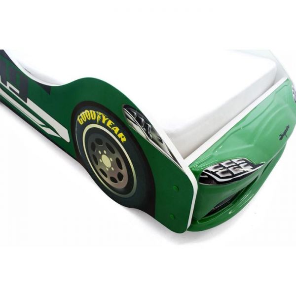 Кровать-машина Бельмарко «Супра зеленая»