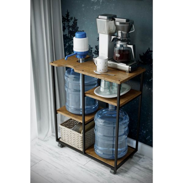 Подставка для воды «Уотер LOFT», 665 ? 350 ? 790 мм, цвет дуб американский