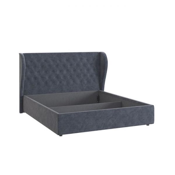 Каркас кровати Жасмин 1600х2000 велюр персик