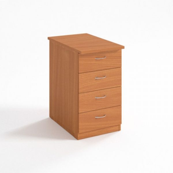 Тумба приставная ТС4.6, 425х600х750 мм, белый шагр