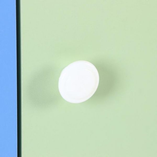 Шкаф для одежды 1200х340х1420 (4-мест), ЛДСП, корпус бук, фасады цветные