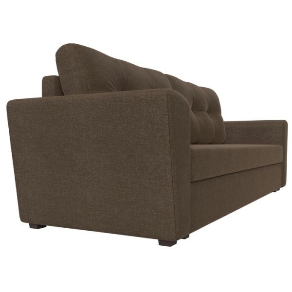 Диван прямой «Амстердам лайт», еврокнижка, рогожка, цвет бежевый