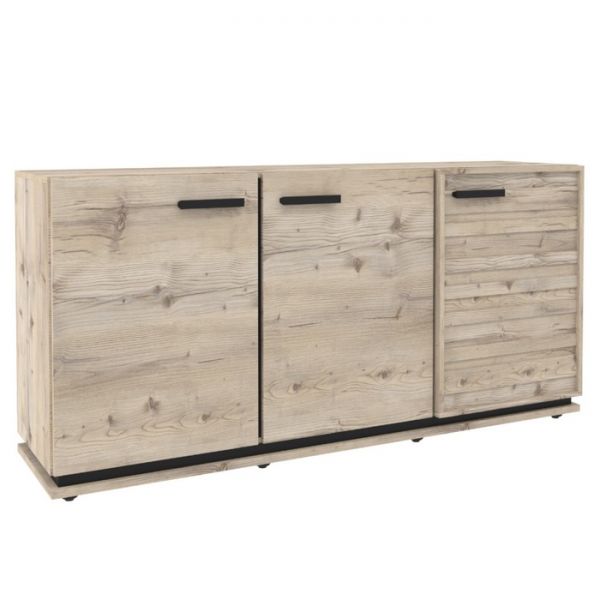 Тумба Nature 5, 1714 ? 445 ? 833 мм, цвет гаскон пайн / чёрный