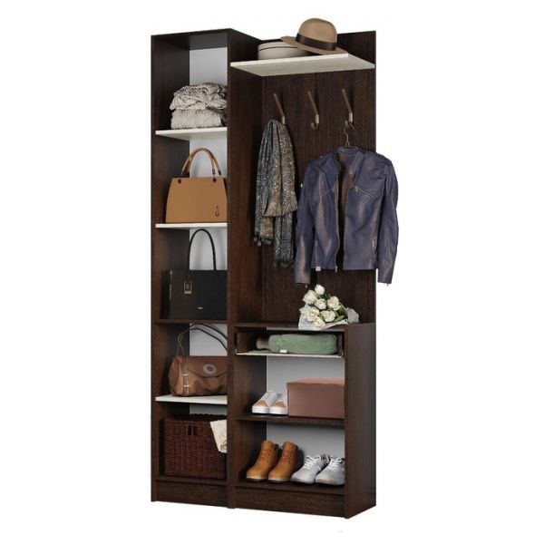 Прихожая Амор 950х368х2100 венге/лоредо