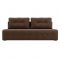 Прямой диван «Лондон», механизм еврокнижка, рогожка, цвет коричневый