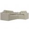 Угловой диван «Кембридж», механизм еврокнижка, рогожка, цвет бежевый