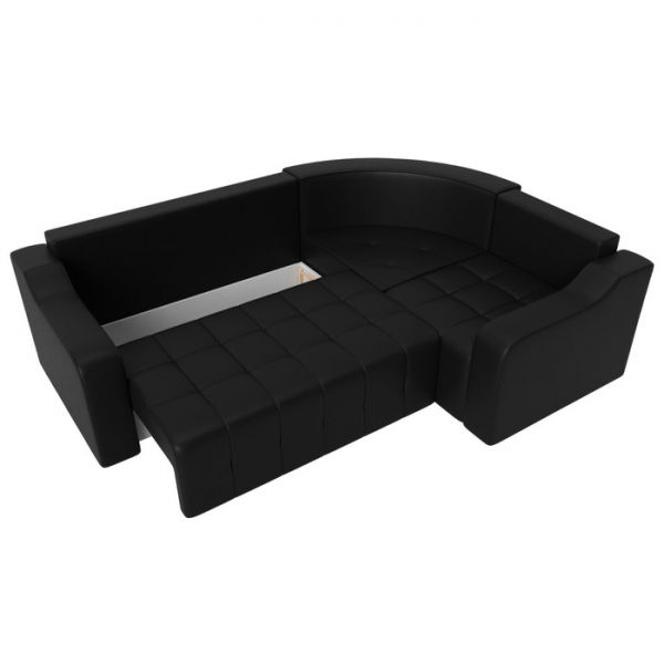 Угловой диван «Кембридж», механизм еврокнижка, экокожа, цвет бежевый