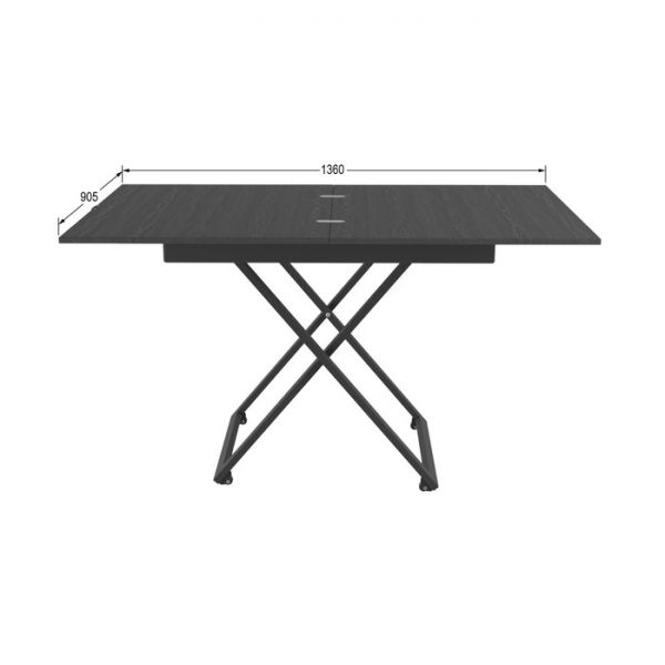 Стол универсальный «Генри», 905 (1360) ? 680 (905) ? 765 (400) мм, цвет белый премиум