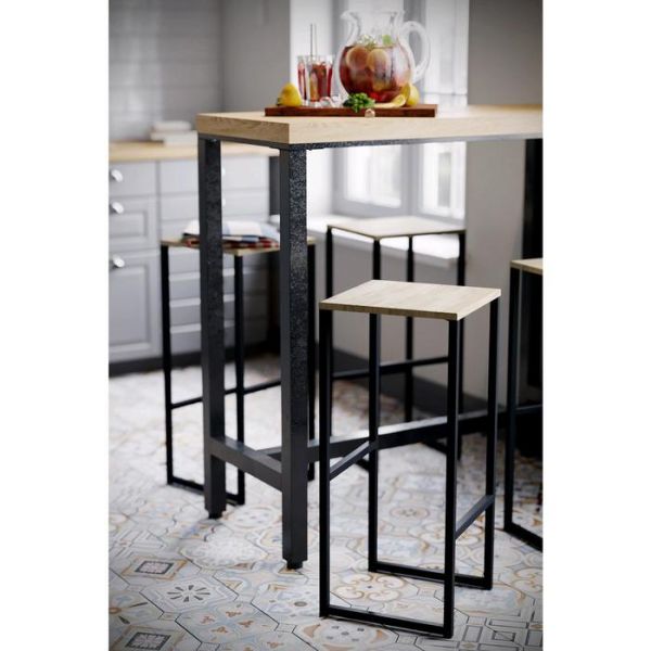 Табурет «Хайбол», 335 ? 335 ? 770 мм, цвет дуб американский