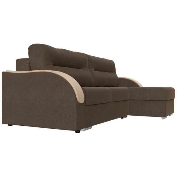 Угловой диван «Дарси», механизм еврокнижка, рогожка, цвет корфу 02