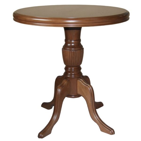 Стол круглый кофейный 750х750х750 бук/цвет покраски черешня