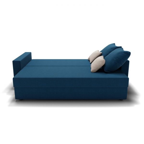 Диван прямой «Олимп 1», еврокнижка, пружинный блок, велюр, цвет альба 044 / альба 071