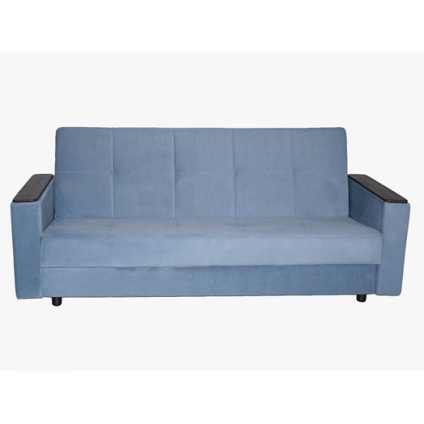 Диван прямой «Элегия 8», механизм книжка, ППУ, велюр, цвет бежевый