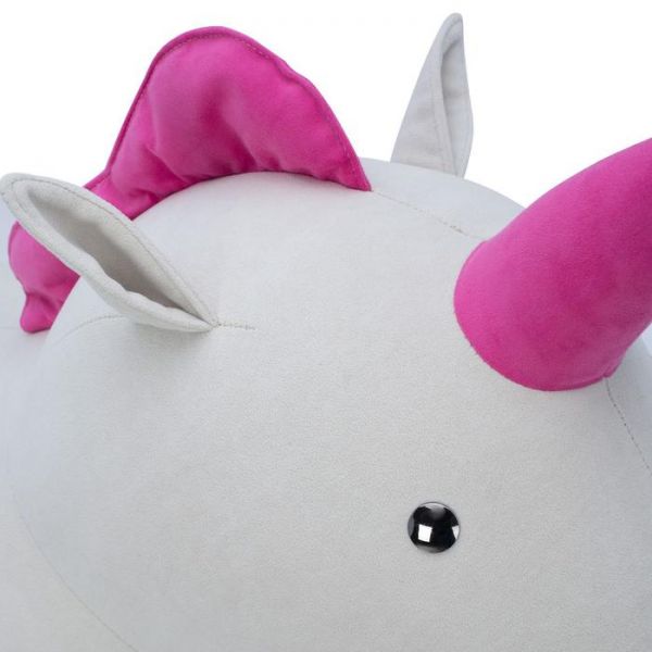 Пуф-животное Leset Unicorn, Велюр натуральный 400х950х750 Omega 30/Enigma 24