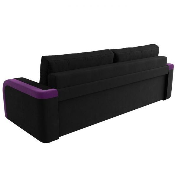 Диван прямой «Марсель», механизм еврокнижка, микровельвет, цвет бежевый / зелёный