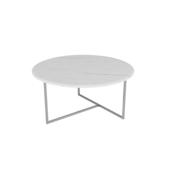 Стол журнальный «Маджоре», 800 ? 800 ? 390 мм, МДФ, цвет серый мрамор