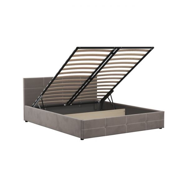 Кровать Синди, 1600х2000, ортопедическое осн+ПМ, Мазерати 10/Перламутрово-коричневый