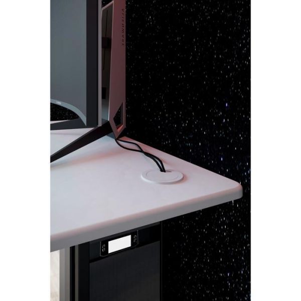 Компьютерный стол «Скилл», 900 ? 650 ? 740 мм, металл, МДФ, цвет дуб американский