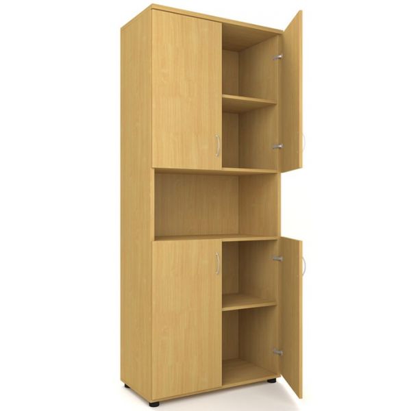 Шкаф для документов, 798х418х1960 мм, бук