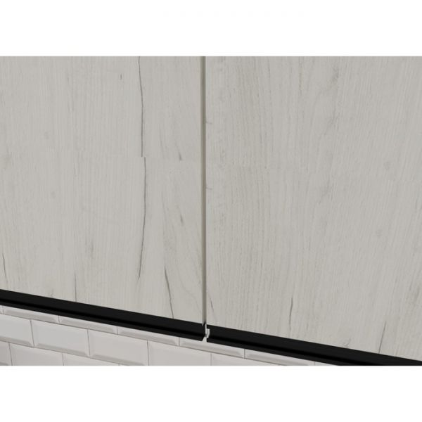 Кухонный гарнитур Амели нормал 1500х600 Белый/Дуб бунратти/Дуб грей