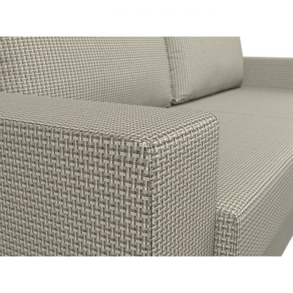 Прямой диван «Исланд», рогожка, цвет бежевый