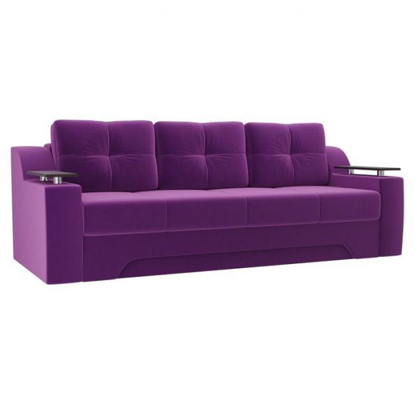 Диван прямой «Сенатор», механизм еврокнижка, экокожа, цвет бежевый