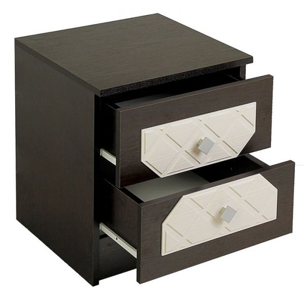 Тумба прикроватная Николь 400х390х470 Венге/Лиственница светлая