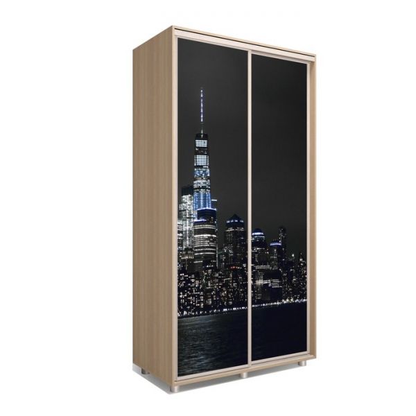 Шкаф-купе Яркий-22 1600х600х2300 Дуб Сонома/Мегаполис 4