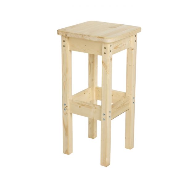 Барный стул, 400 ? 400 ? 800 мм, цвет сосна