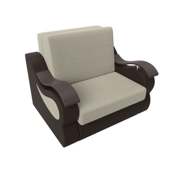 Прямой диван «Меркурий», механизм аккордеон, корфу, цвет корфу 02 / коричневый