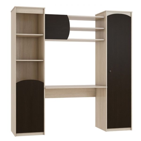 Компьютерный стол «Ева», 1972 ? 524 ? 2008 мм, цвет дуб сонома / дуб венге