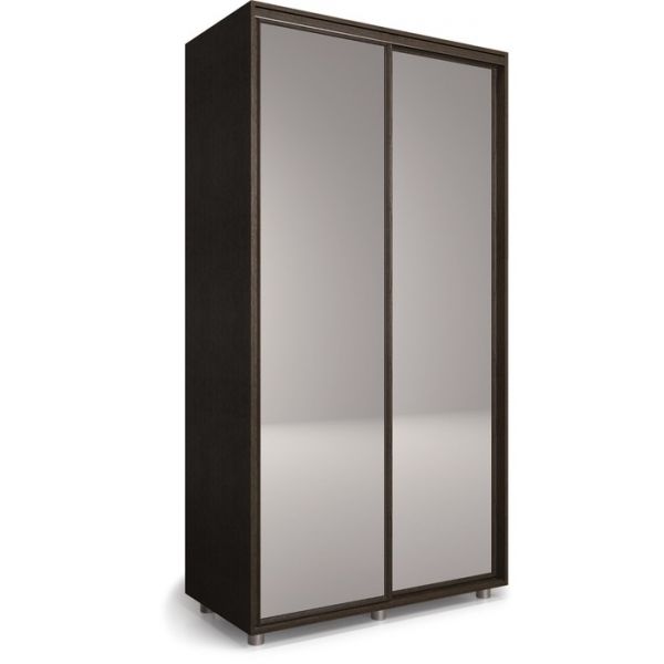 Шкаф-купе Удачный 2 зеркала 1600х600х2300 Венге Темный