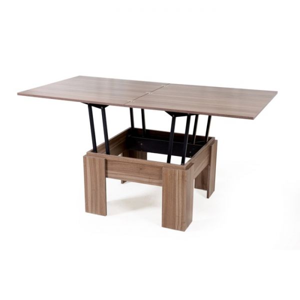 Стол журнальный СЖТ-2, 1600x800x750 Ясень Шимо темный