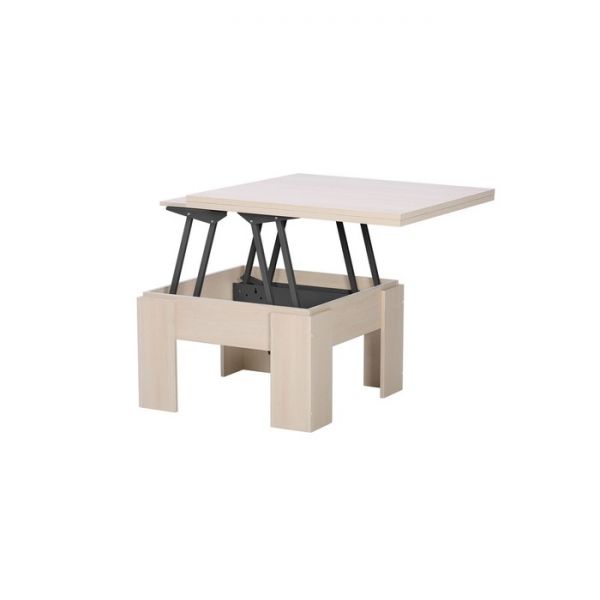 Стол-трансформер СЖТ2, 800(1600)х800х475(750), Ясень