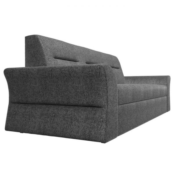 Прямой диван «Клайд», механизм дельфин, рогожка, цвет бежевый