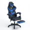Кресло игровое SL™ DRAGON YS-900 черно-синее, с подставкой для ног