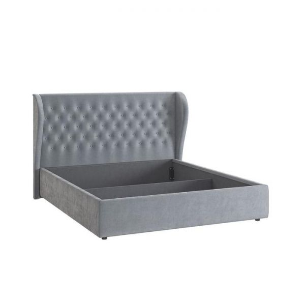 Каркас кровати Жасмин 1600х2000 велюр какао