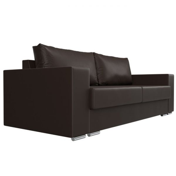 Прямой диван «Исланд», экокожа, цвет бежевый