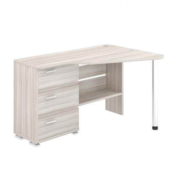 Стол СР-322С, угол правый, 1340 ? 900 ? 740 мм, цвет белый жемчуг