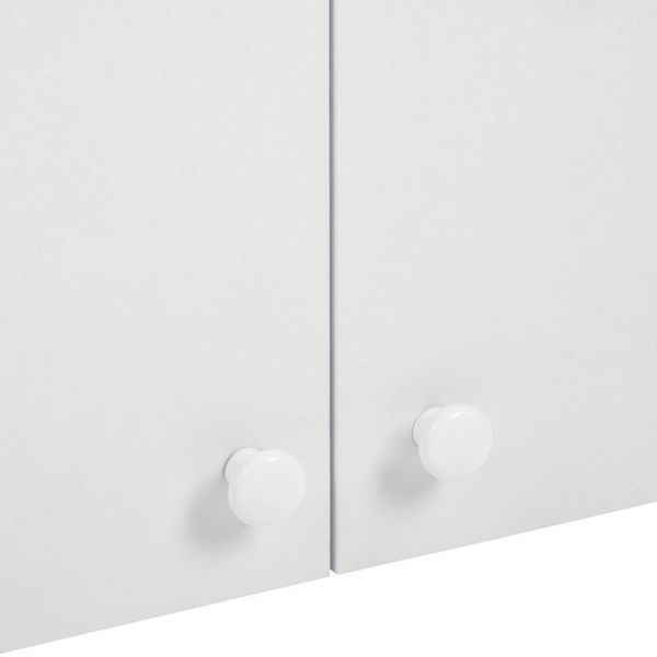 Шкаф навесной Гамма 800х300х720 Белый/Белый