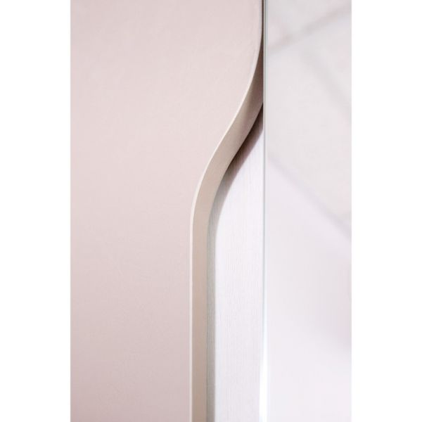 Шкаф для одежды и белья Brownie 777, 1600 ? 583 ? 2300 мм, цвет мокко/ясень анкор светлый