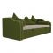 Детский диван-кровать «Рико», микровельвет, цвет бежевый/зелёный