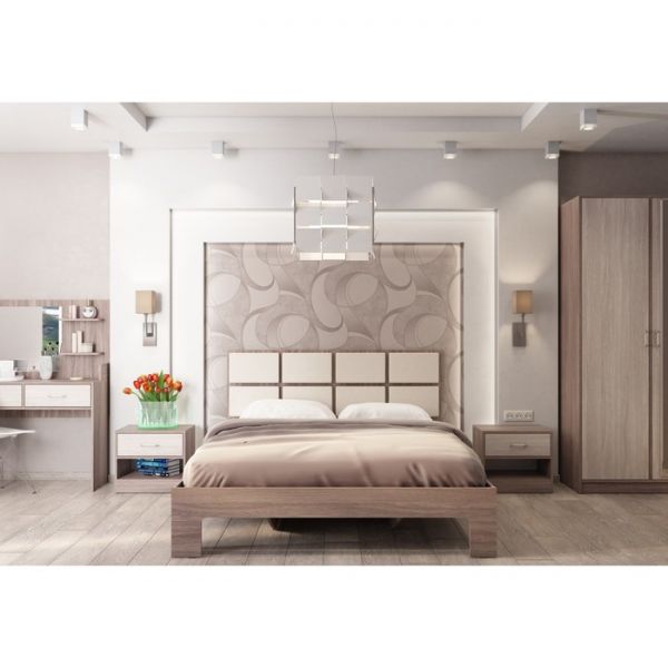 Кровать Кр-12, 1600х2000, Ясень Шимо Темный