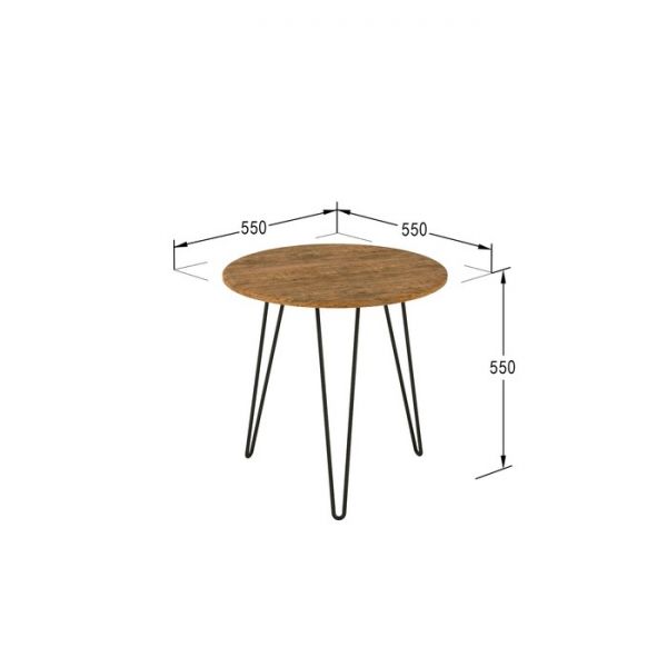 Стол журнальный «РИД 530», 550 ? 550 ? 550 мм, цвет дуб американский