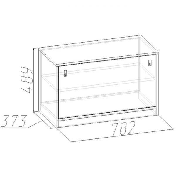 Тумба для обуви «Комфорт 16», 782 ? 373 ? 489 мм, цвет венге