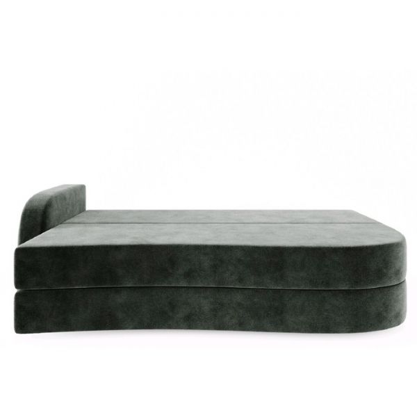 Диван прямой «Гитара», еврокнижка, ППУ, велюр, локоть левый, цвет селфи 07